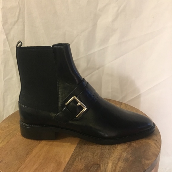 Zara Shoes - Zara Ankle Moto Boot Buckles 10 NWT